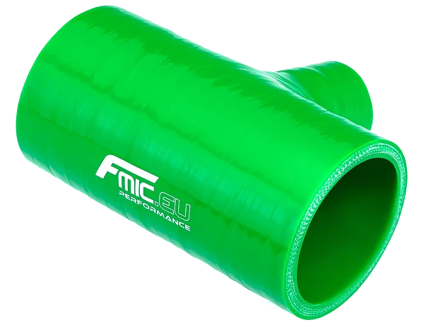 Trójnik silikonowy T-Piece 70/32mm Zielony