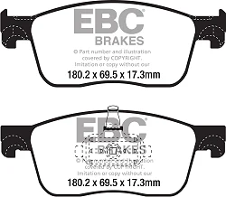 DPX2308 Klocki hamulcowe ULTIMAX2 EBC Brakes Citroen Spacetourer Citroen COMMERCIAL Jumpy Opel Vivaro Zafira Life Peugeot Traveller Peugeot COMMERCIAL Expert Toyota Proace Verso Toyota COMME