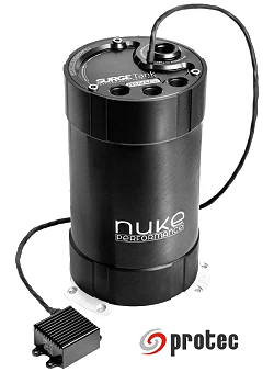 Nuke Performance 2G Fuel Surge Tank 3.0 liter with Protec Cobra Brushless FM44500 fuel pump