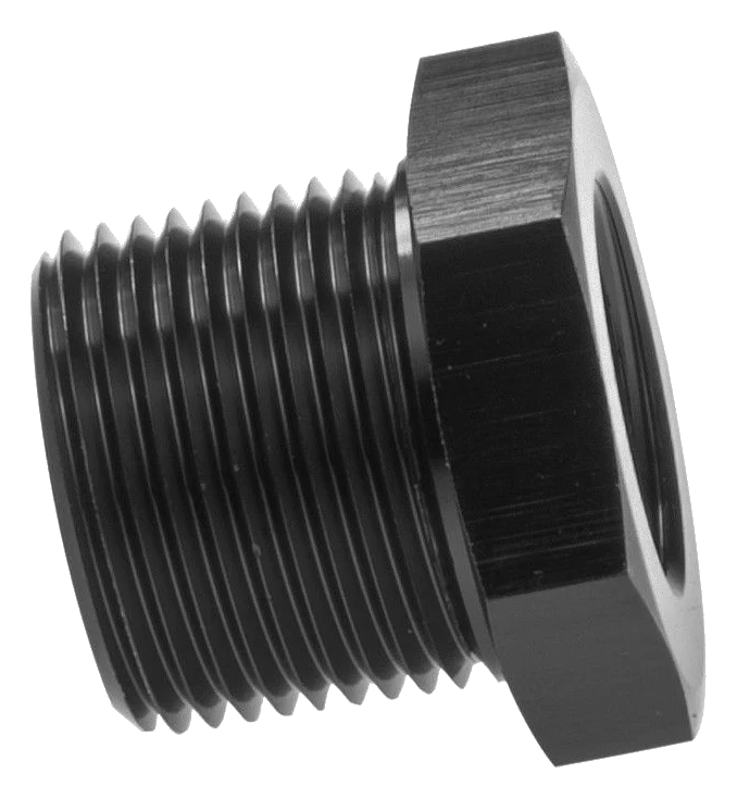 1/2 NPT 3/8 NPT Nypel adapter redukcyjny prosty męsko-żeński Czarny