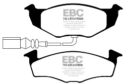 DP1498 Klocki hamulcowe ULTIMAX2 EBC Brakes Skoda Fabia 6Y Skoda COMMERCIAL Fabia Praktik Volkswagen Polo 9N