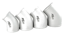 Kolanko aluminiowe redukcyjne odlewane FMIC.EU 45' 76/89 mm - CEAL45-76/89