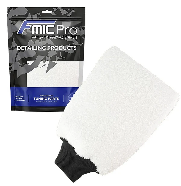 Rękawica do mycia auta z mikrofibry FMIC.Pro krótkie włosie 28×18 cm