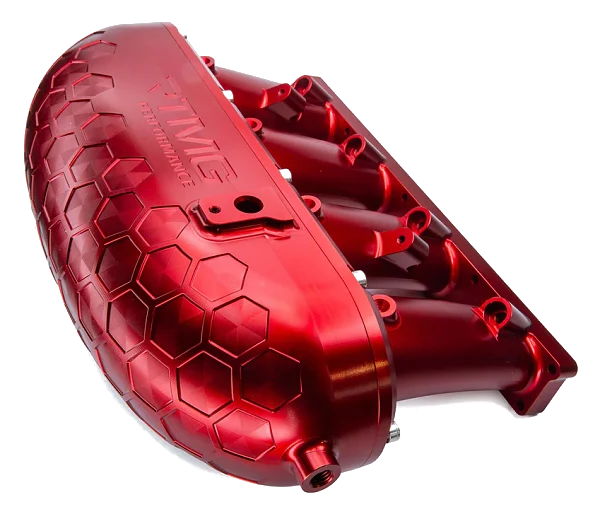 RTMG Performance Aluminiowy Kolektor Dolotowy Billet V2 2.0 TSI TFSI EA888 Gen 4 Czerwony