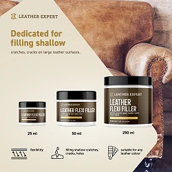 Leather Expert Leather Flexi Filler elastyczna płynna skóra do naprawy rys pęknięć i płytkich ubytków 25ml