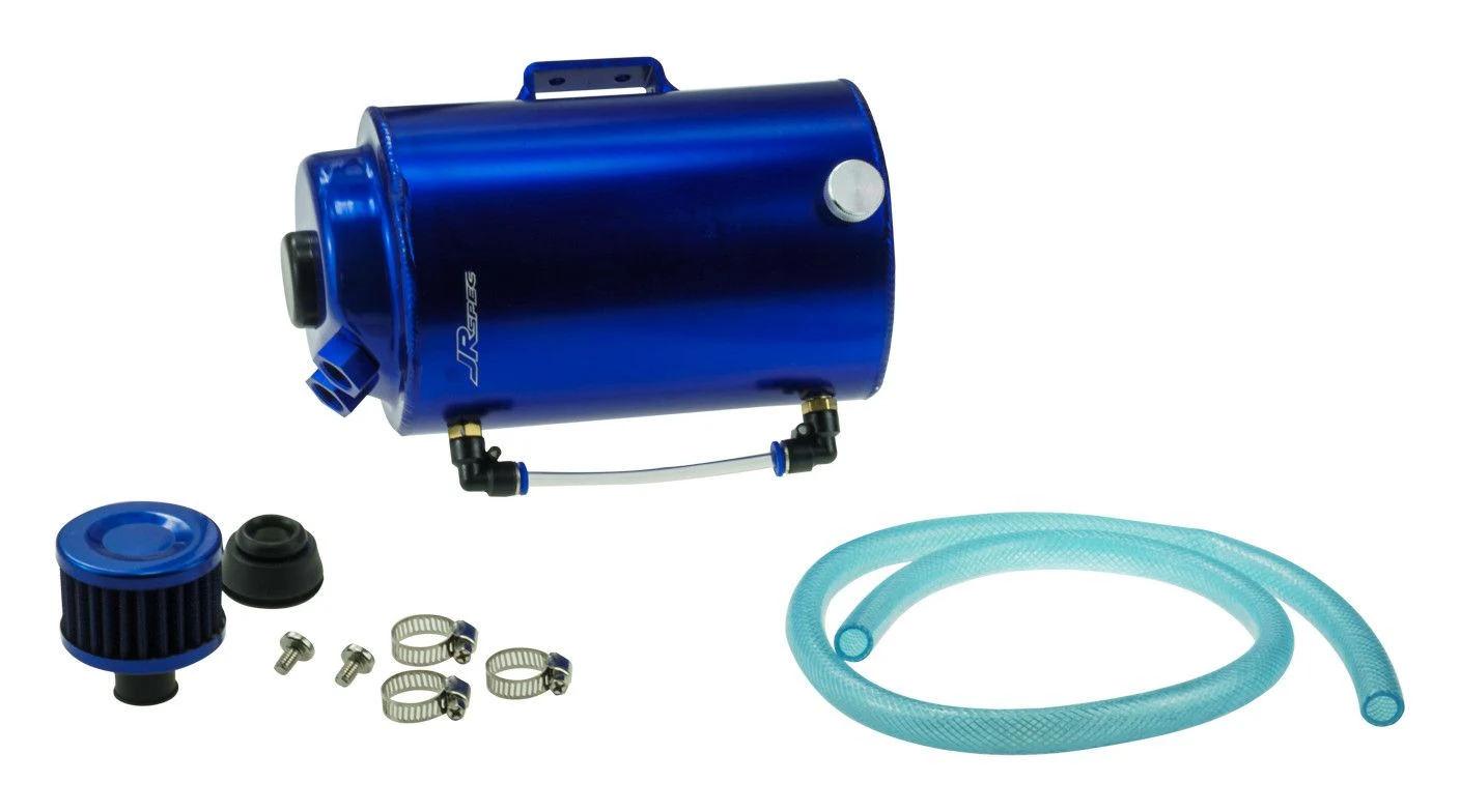 Oil catch tank JRspec model 05 Niebieski 16mm