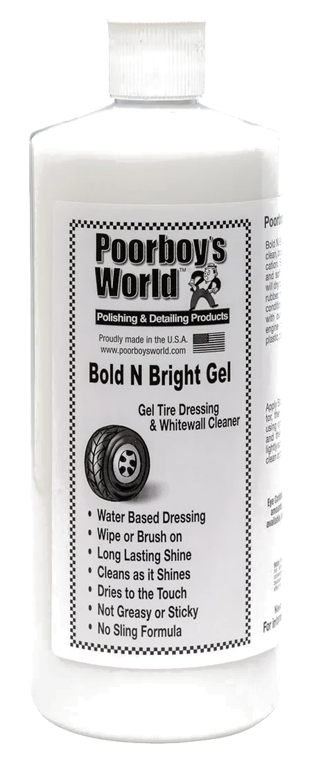 POORBOY'S WORLD Bold N Bright Tire Dressing Gel do opon 946ml