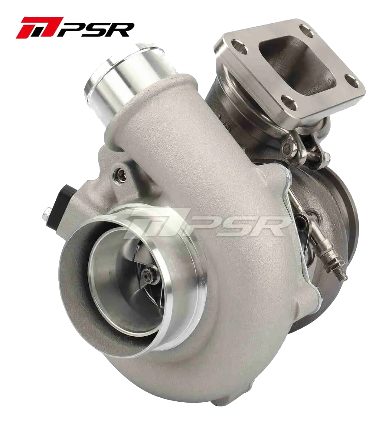 Turbosprężarka Pulsar PSR 5862G 770HP 1.01 Adapter T4 wlot 3" V-Band wylot Reverse Rotation Łożyska kulkowe
