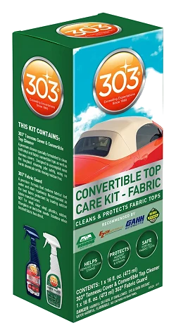303 Convertible Top Cleaning & Care Kit FABRIC zestaw do czyszczenia i pielęgnacji dachów materiałowych cabrio