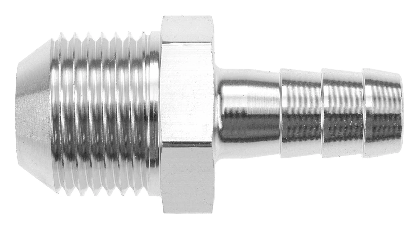 Nypel adapter aluminiowy AN8 na króciec 14mm Push-On