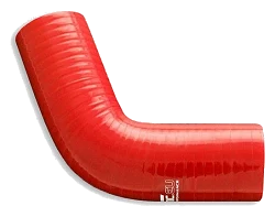 Kolanko silikonowe 67' 60mm Czerwony