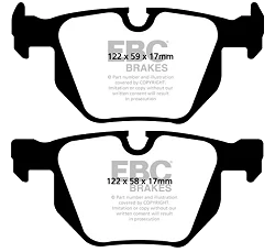 DP1494 Klocki hamulcowe ULTIMAX2 EBC Brakes BMW 5 Series E60 520 5 Series E60 523 5 Series E60 525 5 Series E60 530 5 Series X 4WD E60 525 5 Series xDrive E60 525 5 Series xDrive E60 530 5 S