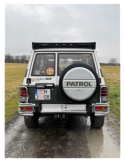 Aluminiowy bagażnik dachowy z oświetleniem wstecznym typ long IOD Performance for Nissan Patrol Y60 LWB