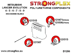 126141B: Zestaw poliuretanowy kompletny Mitsubishi Lancer EVO 4/5/6