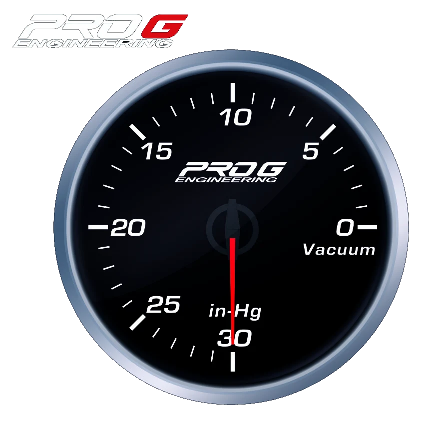Wskaźnik Pro G Race Series RS, Podciśnienia WHITE 52mm