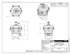 Tial 002568 Aluminum Blow-Off Valve Q Series Black
