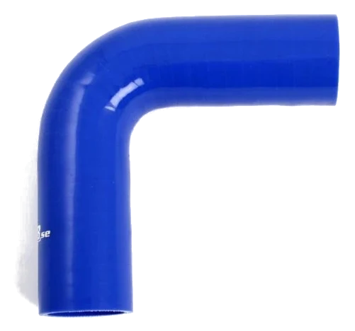 Wąż silikonowy niebieski 90 stopni 1" (25mm)