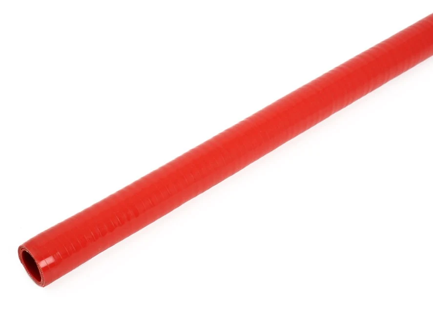 Wąż silikonowy czerwony elastyczny gładki 1,0" (25mm)