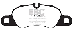 DP42057R Klocki hamulcowe YELLOWSTUFF EBC Brakes Porsche 911 991 Boxster 981 Boxster Spyder 981 Boxster 718 Cayman 981 Cayman 718 Porsche 911 997 911 991 Boxster Boxster S Boxster 718 Cayman
