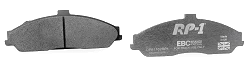 DP81162RP1 Sportowe klocki hamulcowe RP-1 Racing EBC Brakes AC MK VI Cadillac XLR Chevrolet Corvette C5 Corvette C5 Z06 Corvette C6 Corvette C6 Z51 Opel Monaro Pontiac GTO VAUXHALL Monaro Ca