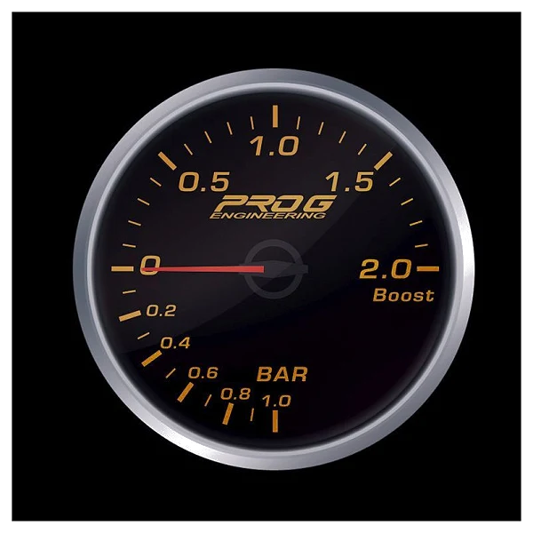 Wskaźnik Pro G Race Series 2 RS, doładowania Boost 2 Bar RED 52mm