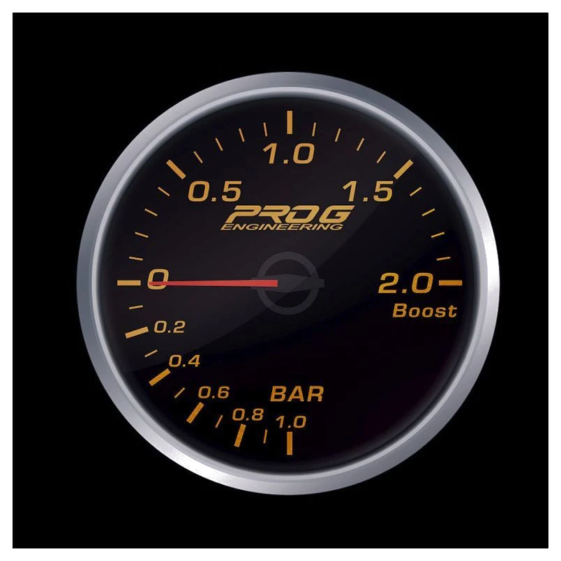 Wskaźnik Pro G Race Series 2 RS, doładowania Boost 2 Bar RED 52mm