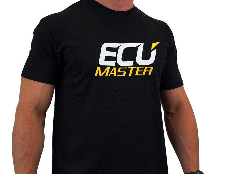 Koszulka T-shirt rozmiar L z logo firmy Ecumaster