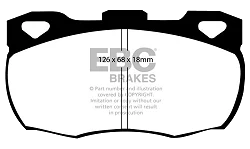 DP708 Klocki hamulcowe ULTIMAX2 EBC Brakes Land Rover 110/130 Defender 90 Defender 110/13