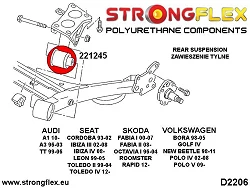 221245B: Tuleja tylnej belki Audi A1