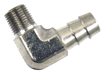 3/8 NPT x 3/8 90" Hose Barb Nitrous Express NX 16106