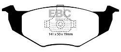 DP21056 Klocki hamulcowe GREENSTUFF EBC Brakes Volkswagen Golf Mk3 Polo 6N Classic Polo 6N Vento Golf Mk3 GT
