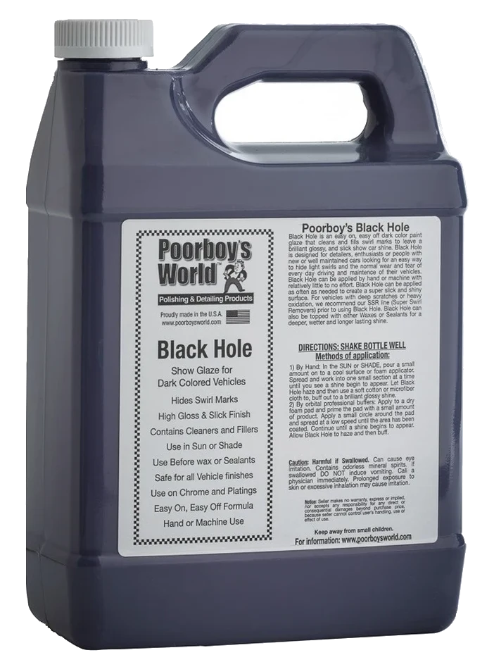 POORBOY'S WORLD Black Hole Show Glaze politura do ciemnych lakierów 3784 ml