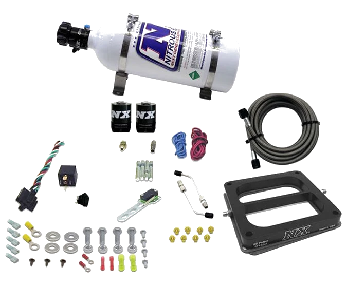 4500 Conventional Plate System Gasoline Stage 6 50-300Hp with 5Lb Bottle Nitrous Express NX 30070-05
