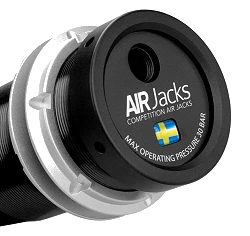 Nuke Performance sztywne przewody do Air Jack 60 C z szybkozłączką zaworową AN6 3 szt