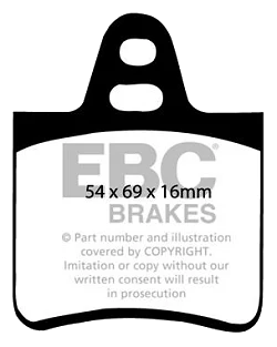 DP222 Klocki hamulcowe ULTIMAX2 EBC Brakes Citroen CX Saloon
