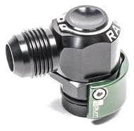 Szybkozłączka V2 19 mm męska do AN10 męska 90 stopni Radium Engineering