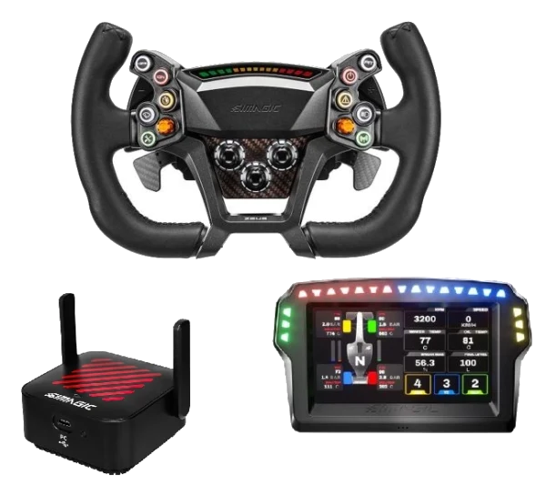 Zestaw Simagic ZEUS GT 300mm + MagicDash 4 + AirLink Simracing