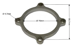Flansza wydechowa turbo / downpipe nierdzewna SS304 Garrett 4bolt