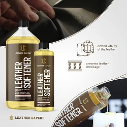 Leather Expert Leather Softener środek do zmiękczania suchej skóry naturalnej 1000ml 1l