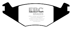 DP2515 Klocki hamulcowe GREENSTUFF EBC Brakes Seat Cordoba Ibiza 6K Volkswagen Derby Golf Mk2 Jetta Mk2 Polo 86C