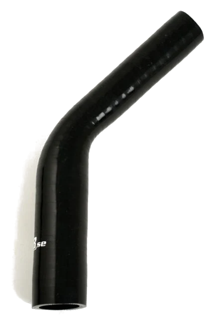 Wąż silikonowy czarny 45 stopni 1 - 1,5" (25-38mm)