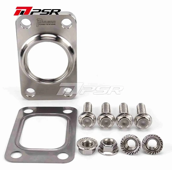 Pulsar PSR Billet Transition Flange T3 Open to 2" OD Tubing (Hardware Kit Included)