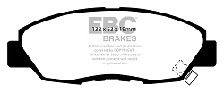 DP2812/2 Klocki hamulcowe GREENSTUFF EBC Brakes ACURA CL EL Canada Honda Insight Accord CG2 CG3 Accord CG5 CG6 Accord Civic DX Civic EX Civic EX-L Civic GX Civic HF Civic HX Civic LX Civic S