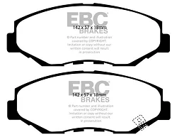 DP1655 Klocki hamulcowe ULTIMAX2 EBC Brakes Honda Element CRV Mk2 HRV GH4