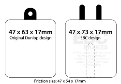 DP5120NDX Klocki hamulcowe BLUESTUFF NDX EBC Brakes Alfa Romeo TZ1 ALVIS TD21 TE21 TF21 ASA 1000 GT Aston Martin DB4 Vantage BMW 507 700 2600 502 3200 502 BRISTOL 406 407 408 Daimler Majesti