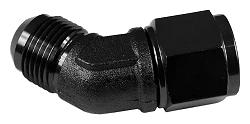 AN10 45' Nypel adapter żeńsko-męski JIC Czarny