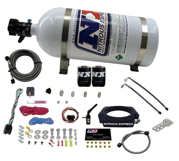 Nitrous Plate System with 10Lb Bottle for GM 6.2L Truck 2014+ Nitrous Express NX 20937-10