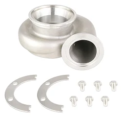 Muszla wydechowa JRspec GT35 / GTX35 Nierdzewna Dual V-band TH