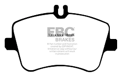 DP41365R Klocki hamulcowe YELLOWSTUFF EBC Brakes Mercedes-Benz CLK C209 CLK200K CLK C209 CLK240 CLK C209 CLK280 CLK C209 CLK320 CLK C209 CLK220 D CLK C209 CLK270 D SLK R171 SLK200K SLK R171