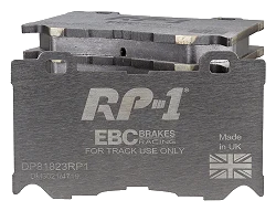 DP81823RP1 Sportowe klocki hamulcowe RP-1 Racing EBC Brakes Infiniti FX30D FX37 FX50 G37 M30D M35h M37 Q50 Q50 Hybrid Q60 Q60 Coupe Q70 QX70 Nissan 370Z 370Z Nismo Infiniti FX50 G37 M37 M56